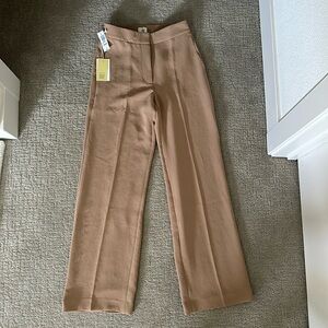 NWT Aritzia Wilfred Alanya pant in Gold Camel - Size 2, regular length